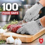 NoCry Level 5 Cut Resistant Gloves - Food Safe