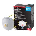 3M N95 Respirator with Cool Flow Valve, 10 Pack