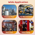 MroMax Keyed Alike Lockout Tagout Padlocks, 3-Pack