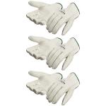 Cowhide Leather Work Gloves - 3 Pack, XL