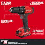 CRAFTSMAN V20 MAX Cordless Drill and Impact Driver Combo