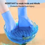 Blue Disposable Vinyl Exam Gloves - Box of 100