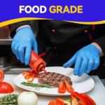 Blue Disposable Vinyl Exam Gloves - Box of 100