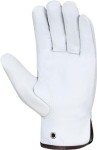 12 Pairs Goat Skin Leather Work Gloves