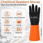 Heavy Duty Chemical Resistant Rubber Work Gloves