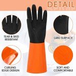 Heavy Duty Chemical Resistant Rubber Work Gloves