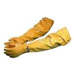 Atlas GLV26 Large Yellow Nitrile Chemical Gloves