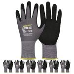 MicroFoam Nitrile Work Gloves - 6 Pairs