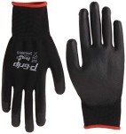 Ultra-Thin Polyurethane Coated Gloves - Size S, Black