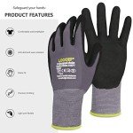 MicroFoam Nitrile Work Gloves - 6 Pairs