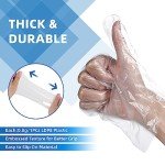 Brandon Super Transparent Disposable Gloves, 500 Pack