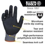 Klein Tools Cut Resistant Touchscreen Work Gloves