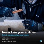 Cut Resistant Mechanic Work Gloves - 2 Pairs