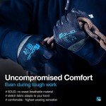 Cut Resistant Mechanic Work Gloves - 2 Pairs