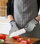 Cut Resistant Kitchen Gloves - 2 Pairs Large