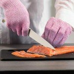 Level 5 Cut Resistant Kitchen Gloves - Medium Pink