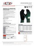 MaxiFlex Cut Protection Gloves - Black, Large, 12 Pairs