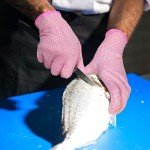 Level 5 Cut Resistant Kitchen Gloves - Medium Pink