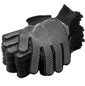 24Pcs Anti-Slip Knitted Work Glove Liners