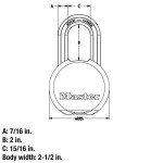 Magnum Heavy Duty Cut Resistant Steel Padlock