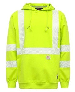 High Visibility Flame Resistant Pullover Hoodie - Yellow