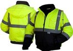 Hi-Vis Lime Bomber Jacket & Wind Resistant Balaclava