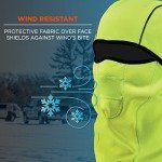 Hi-Vis Lime Bomber Jacket & Wind Resistant Balaclava