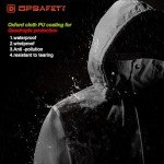 High Visibility Waterproof Safety Jacket with Hood