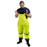 High Visibility Waterproof Safety Overall Pants