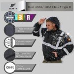 High Visibility Reflective Bomber Jacket for Men