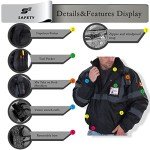High Visibility Reflective Bomber Jacket for Men