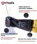 AnTools Heavy-Duty Chemical-Resistant Rubber Gloves