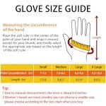 Men's Leather Gardening Gloves with Reinforced Palm