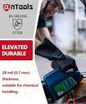 AnTools Heavy-Duty Chemical-Resistant Rubber Gloves