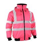 High Visibility Women's Waterproof Reflective Jacket