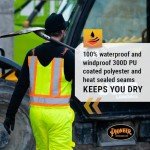 Men's Waterproof Hi-Vis Insulated Bib Pants