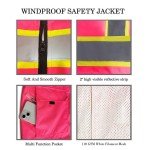 High Visibility Women's Reflective Jacket with Hood