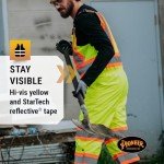 Men's Waterproof Hi-Vis Insulated Bib Pants