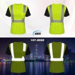 Hi-Vis Safety Shirts for Women - Work & Night