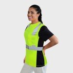 Hi-Vis Safety Shirts for Women - Work & Night