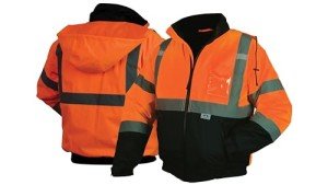 Hi Vis Orange Bomber Jacket by Pyramex