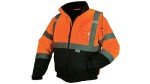 Hi Vis Orange Bomber Jacket by Pyramex