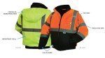 Hi Vis Orange Bomber Jacket by Pyramex