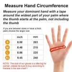 OZERO Flex Grip Cowhide Work Gloves - Large
