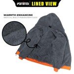 Men's Hi Vis Sherpa Hoodie for Safety Work