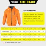 Men's Hi Vis Sherpa Hoodie for Safety Work