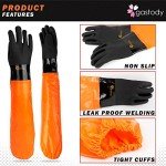 Extra-Long Chemical Resistant Rubber Gloves 27.5