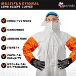 Extra-Long Chemical Resistant Rubber Gloves 27.5