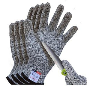 Cut Resistant Kitchen and Gardening Gloves - 2 Pairs