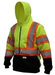 Men's Hi-Viz Class 3 Zip Hoodie Sweatshirt